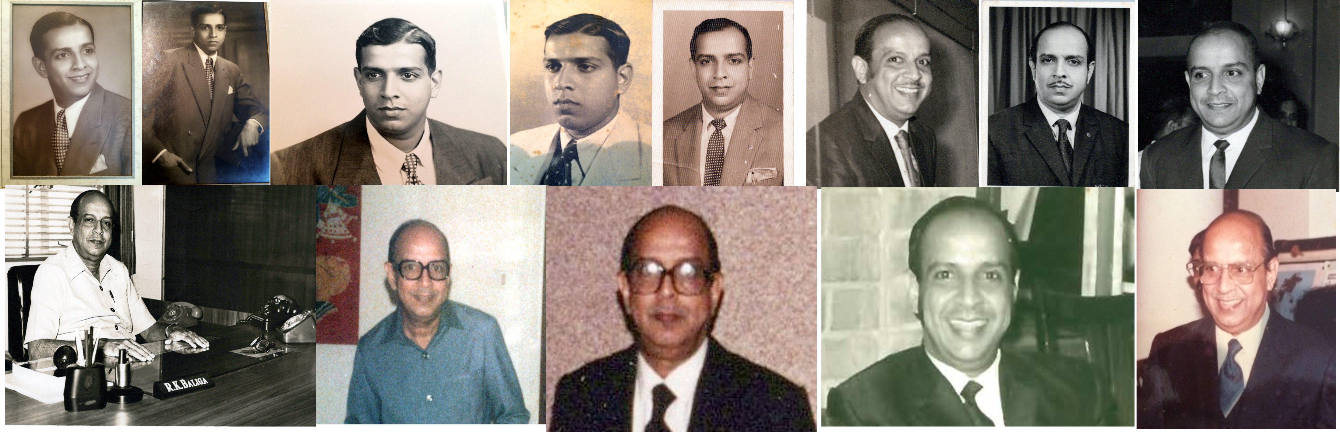 R.K. Baliga with 'In Search of Excellence' book
