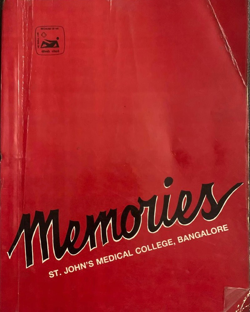 Cover of 'Memories' - St. John's Medical College Magazine