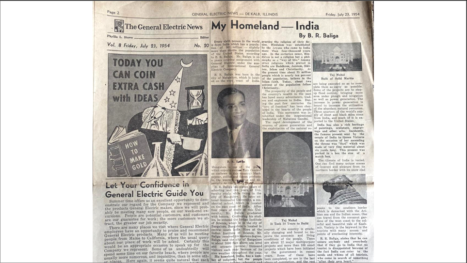 General Electric News article
