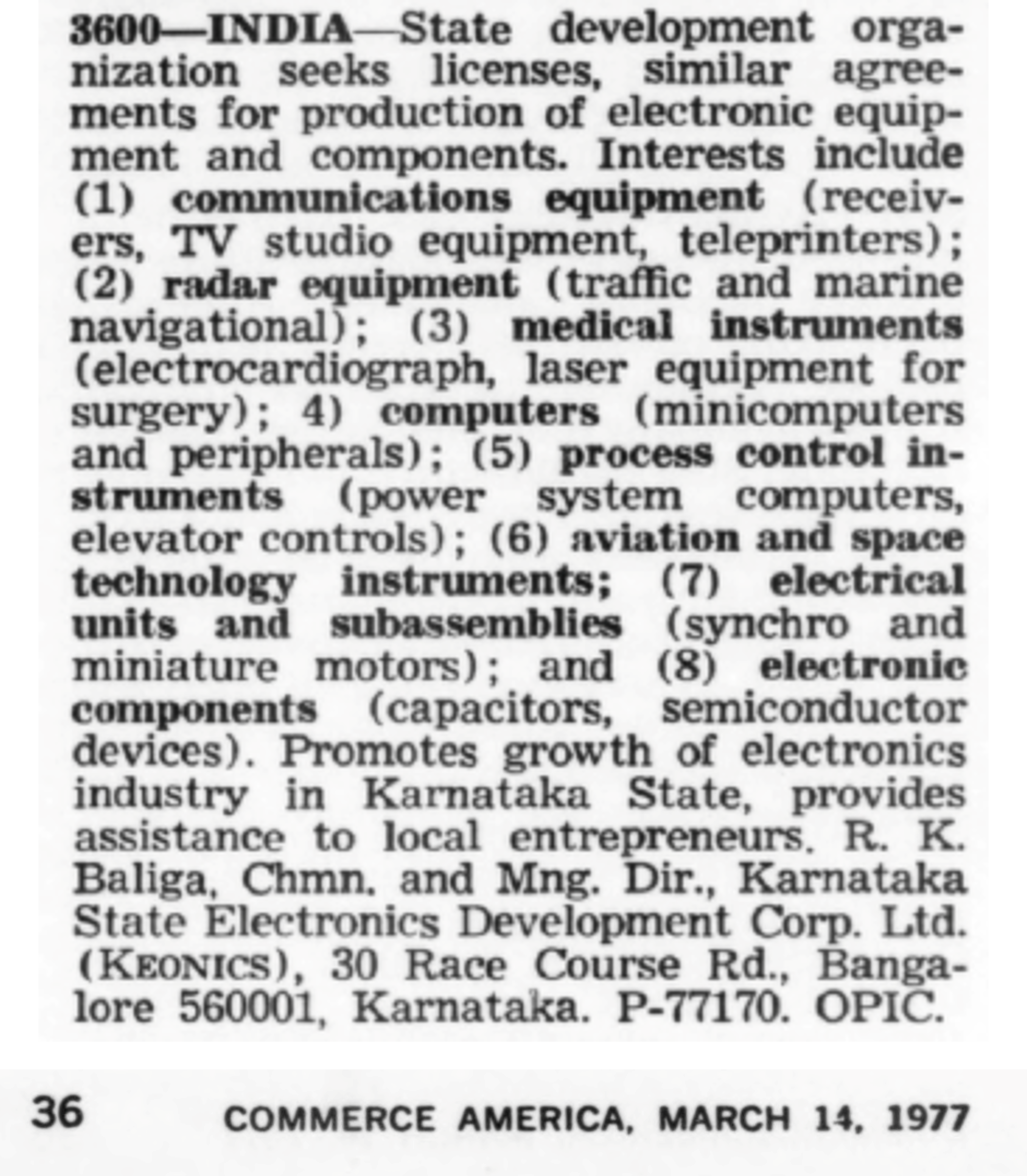 KEONICS products