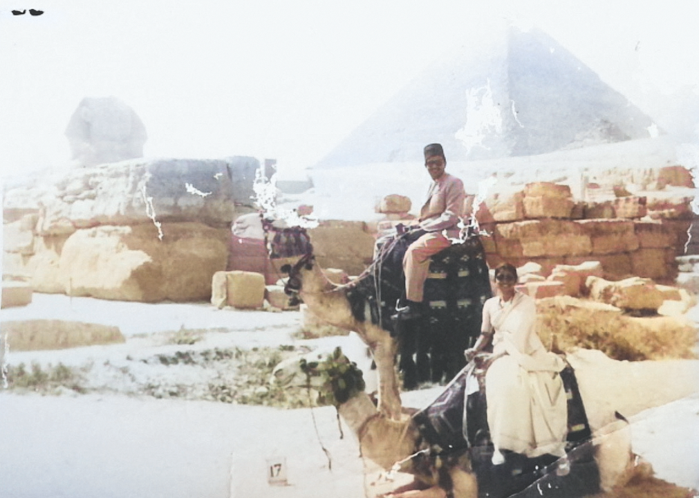 R.K. and Shanthi Baliga in Egypt