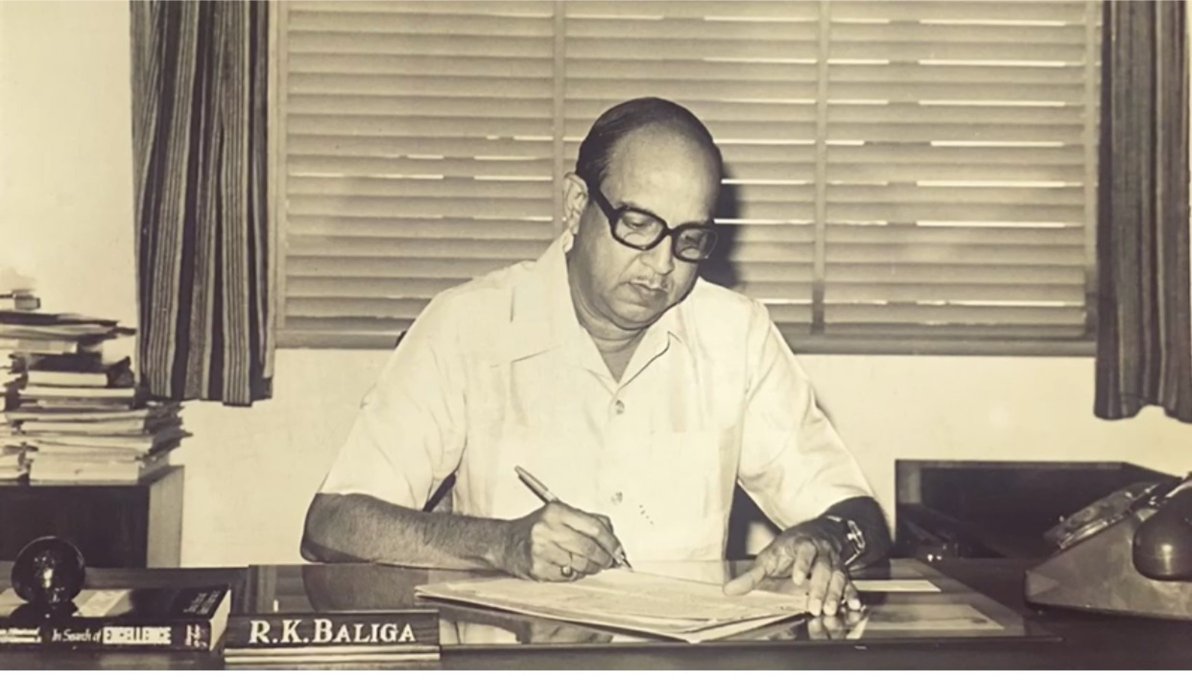R.K. Baliga's complete journey timeline