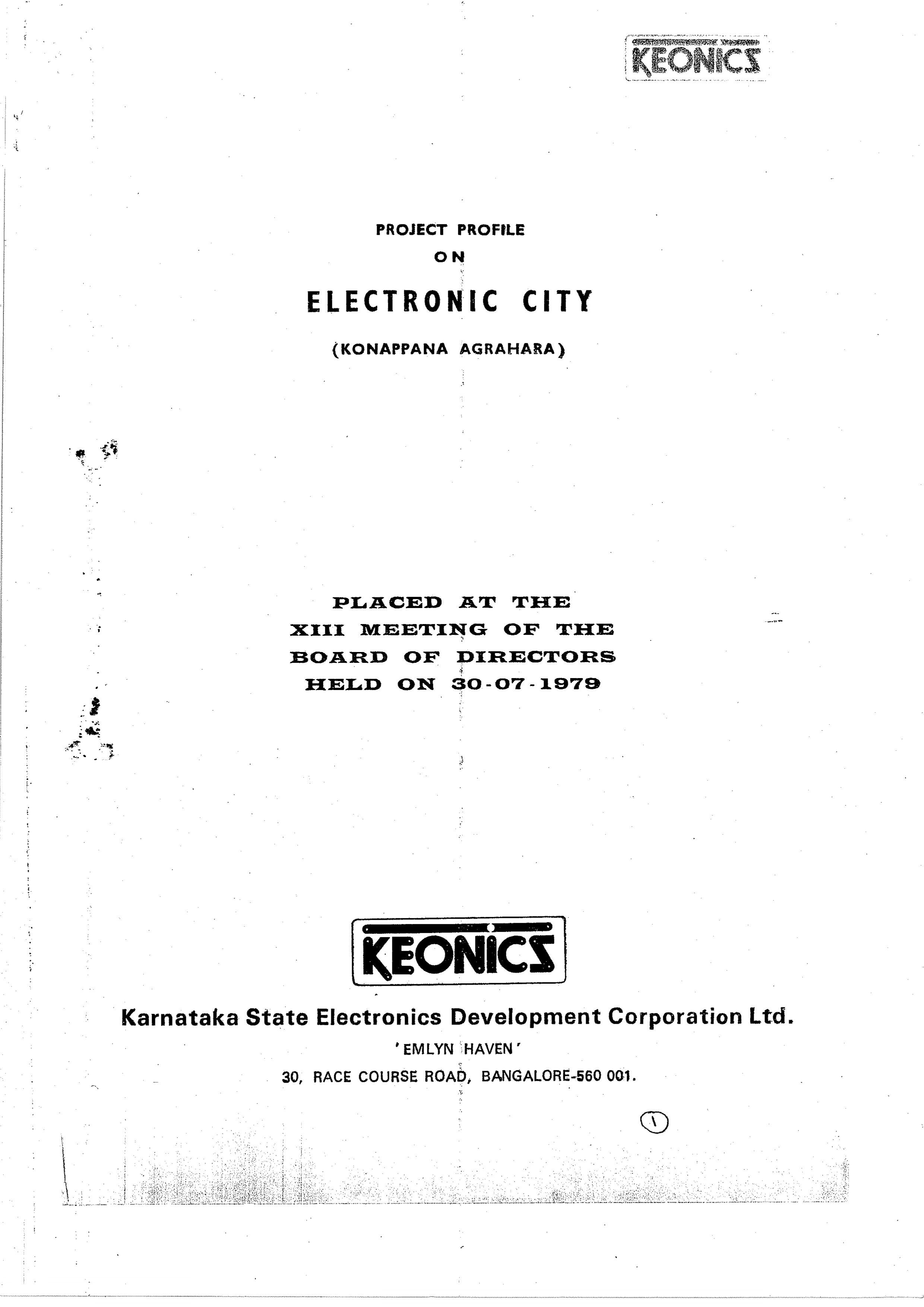 Electronic City Proposal - Page 2