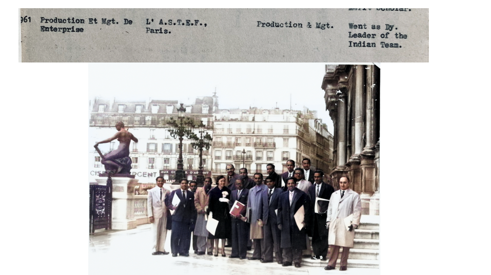 Group photo in Paris