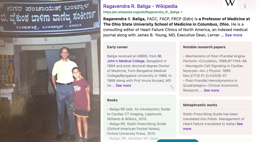 Dr. Ragavendra R. Baliga portrait