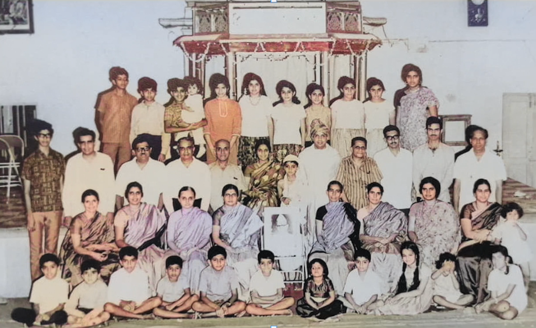 Thread ceremony of son Ragavendra